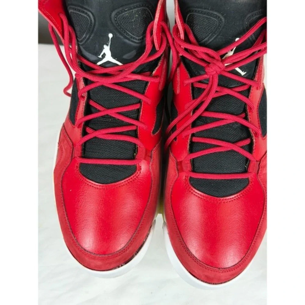 Jordan Flight Club '91 Gym‎ Red Black White Sz 10